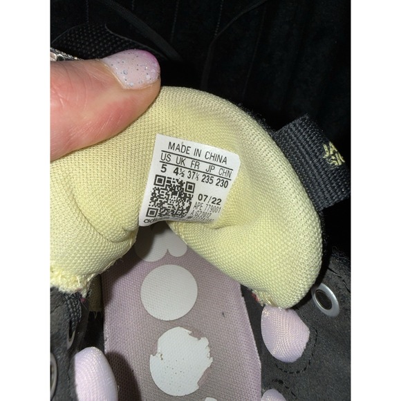 Adidas Adult Harden Vol. 6 Basketball Shoe Size 5 Black, Yellow, Purple - Picture 11 of 16